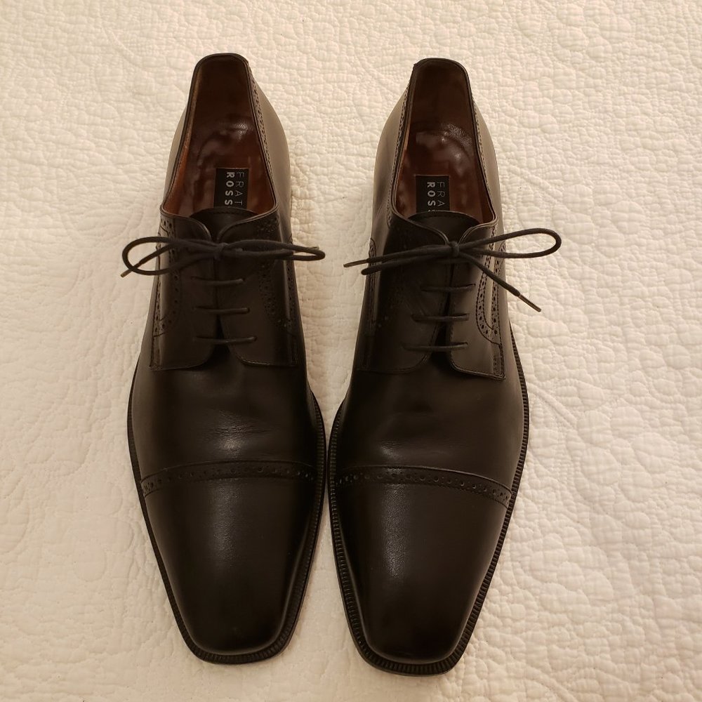 Fratelli Rossetti Antique Lux Nero men's shoes Size 11